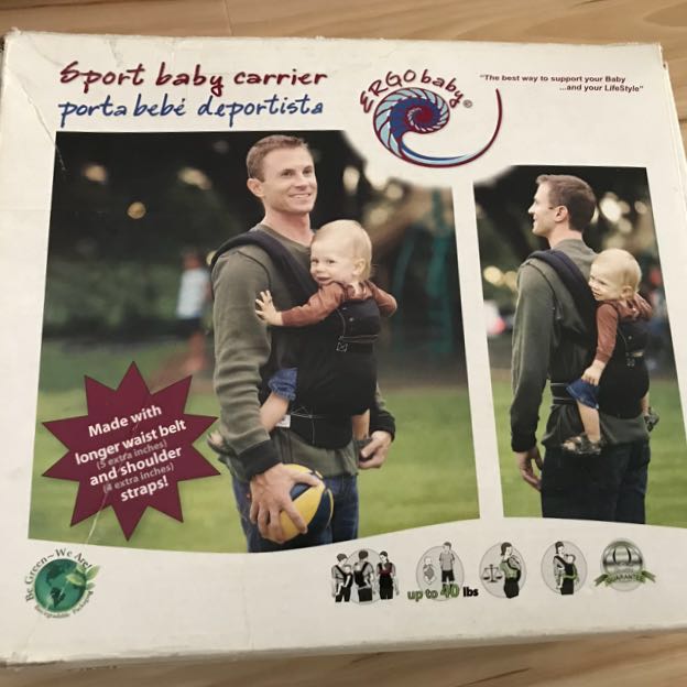 Ergo baby carrier plus detachable front pouch Babies Kids Going Out Carriers Slings on Carousell