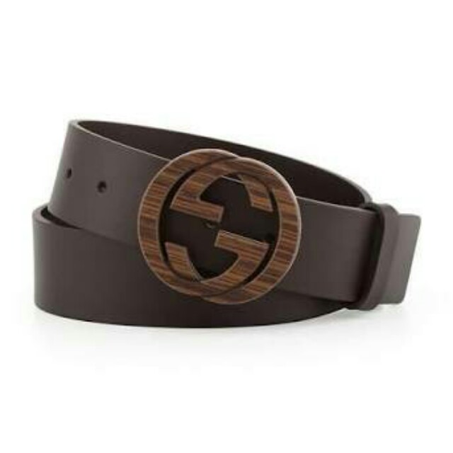 Gucci | Brown Wood Interlocking G 