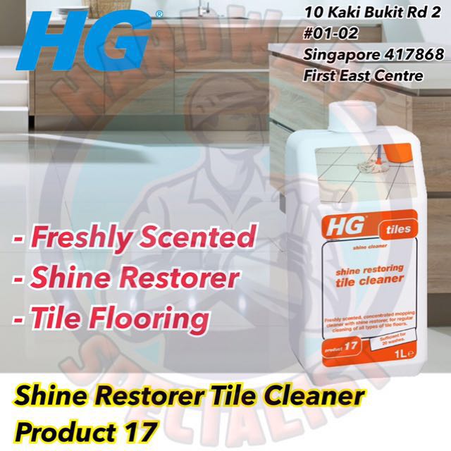 Hg Shine Restorer Tile Cleaner 1l Product 17 Furniture Home Decor On Carousell