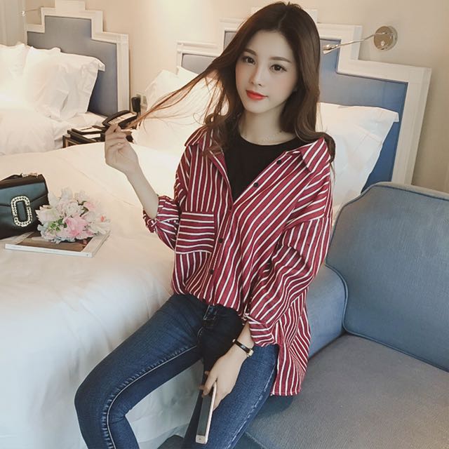 korean long sleeve outfit