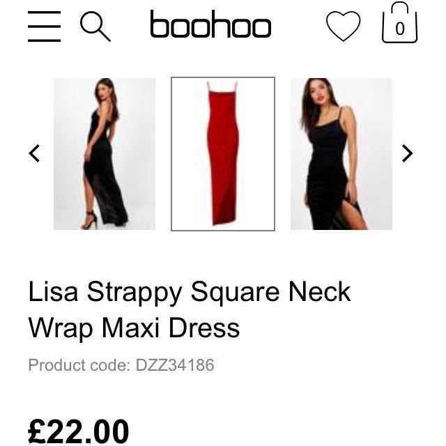 strappy square neck wrap maxi dress