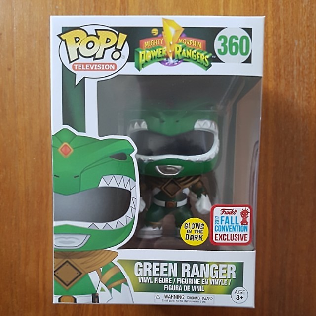green ranger glow in the dark pop