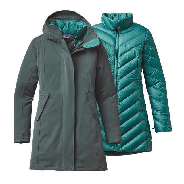 Patagonia Tres 3 in 1 Parka Forge Green XS