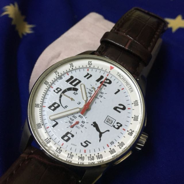 puma tachymeter watch