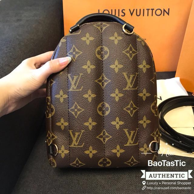 Louis vuitton palm springs backpack mini restock outlet
