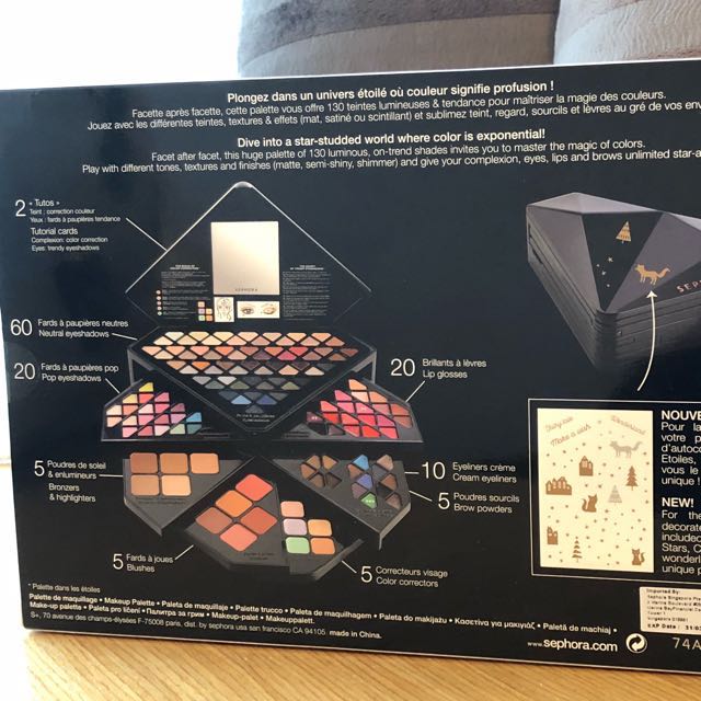 Sephora Into The Stars Palette Blockbuster Holiday Gift Set Makeup Kit  Limited