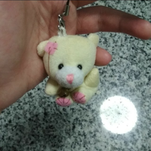 small teddy bear keychain