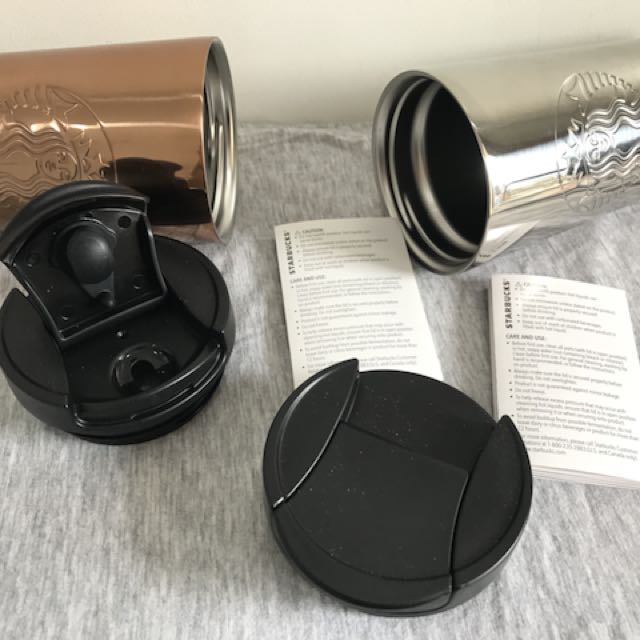 Starbucks Tumbler Original Etched Troy Stainless Steel 