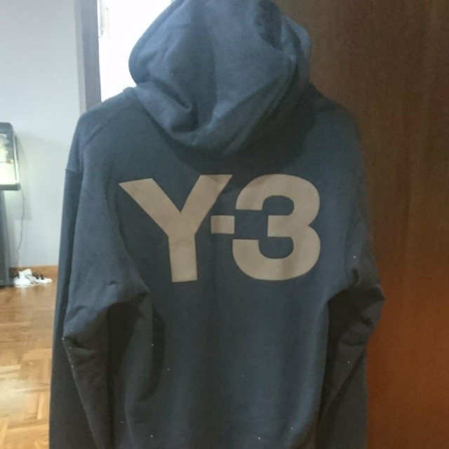 y3 black hoodie