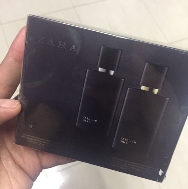 zara gold and silver perfume