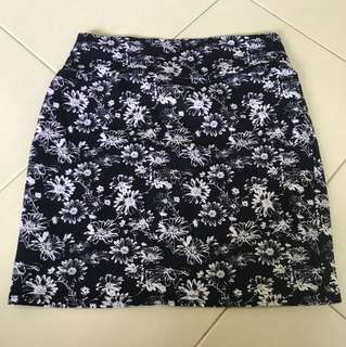Bandage Floral Skirt