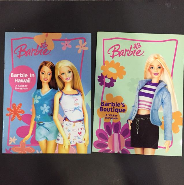 barbie sticker books