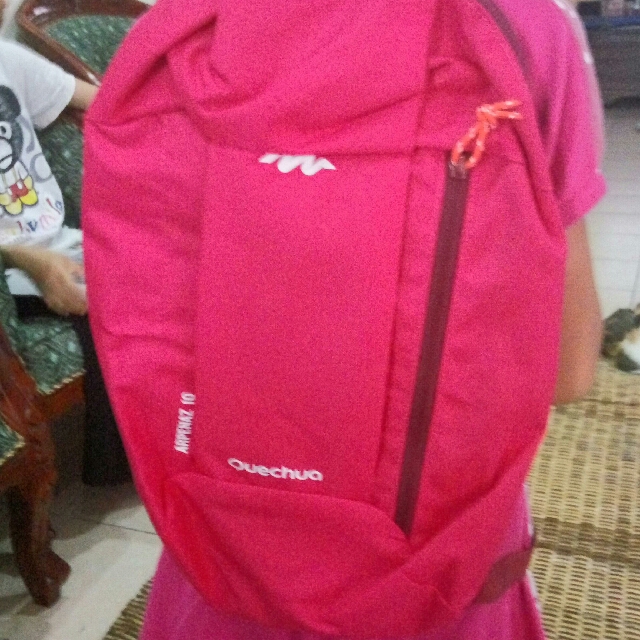 Quechua pink bag store