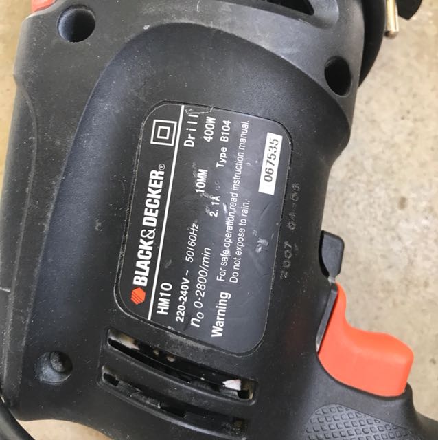 Black and decker drill faulty After using it stop working. Who need the spare parts Sports Equipment PMDs E Scooters E Bikes Other PMDs Parts on Carousell