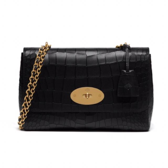 Mulberry lily croc black outlet