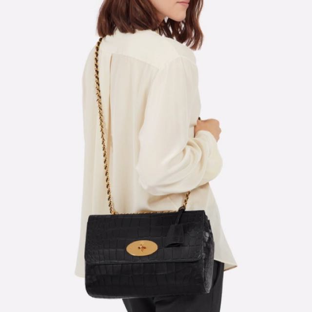 Mulberry medium sales lily croc black