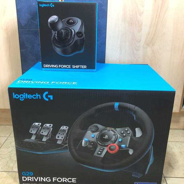 BNIB Logitech G29 & Shifter Bundle, Video Gaming, Video Game Consoles