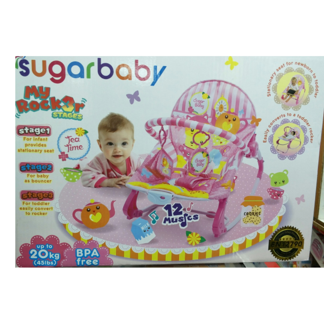 Bouncer Sugarbaby My Rocker Kursi Getar Bangku Tidur Anak Bayi MURAH