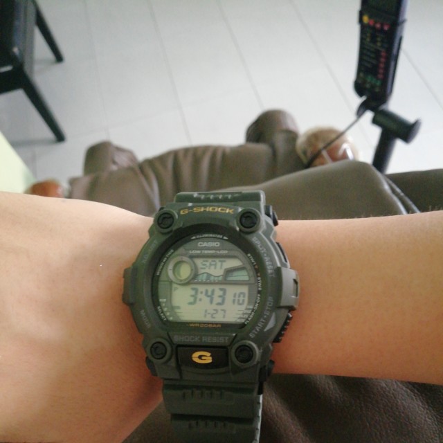 G shock navy green sale