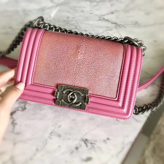 Chanel new arrivals stingray purse