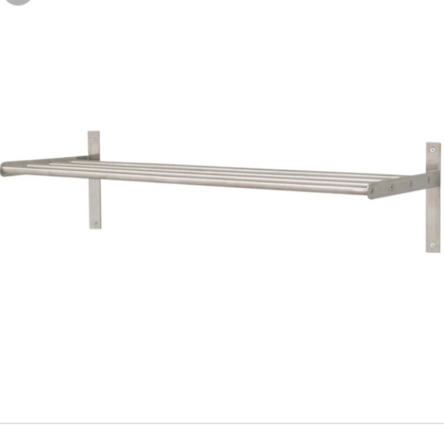 Ikea Gruntal Stainless Steel Rack Wall Shelves Furniture Others