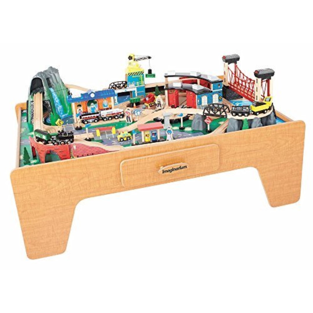 Imaginarium 100 + Piece Mountain Rock Train Table, Hobbies & Toys, Toys &  Games On Carousell