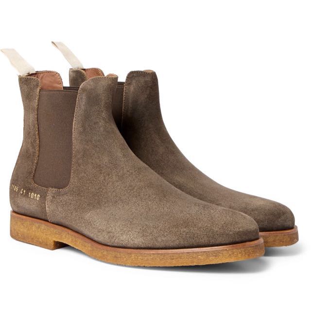 common projects chelsea boots olive