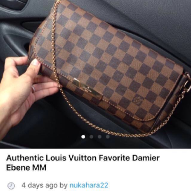 Louis Vuitton Favorite-bogus sellers (Category: Purses & Pouches) located in Manila. Submitted by mvp45 (Listing ID 145346578, Image 1). Description: This seller named NUKAHARA22 and JNL22 now named @prlvvvd101 has sold a FAKE BAG. Beware of fake sellers. Ask a co-carouseller who might have knowledge of high-end replica bags..