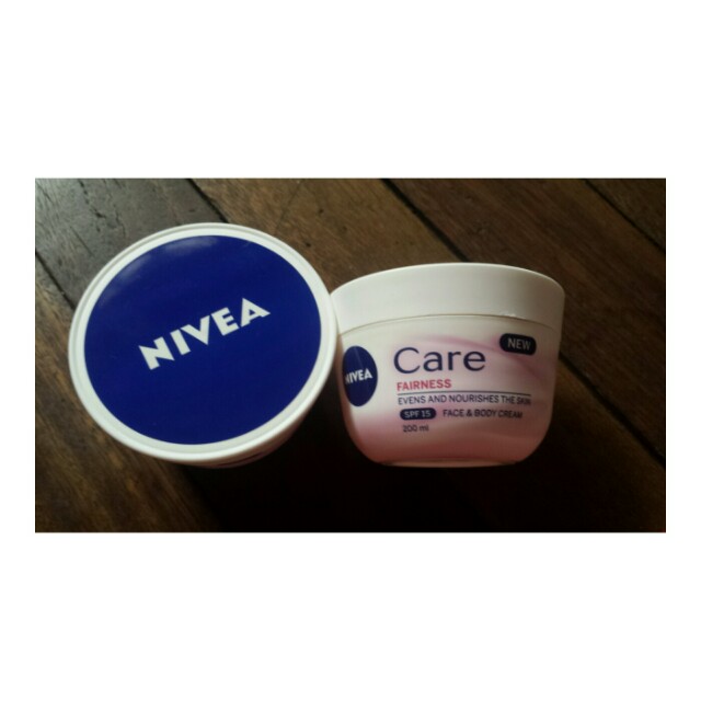 nivea care fairness cream spf 15