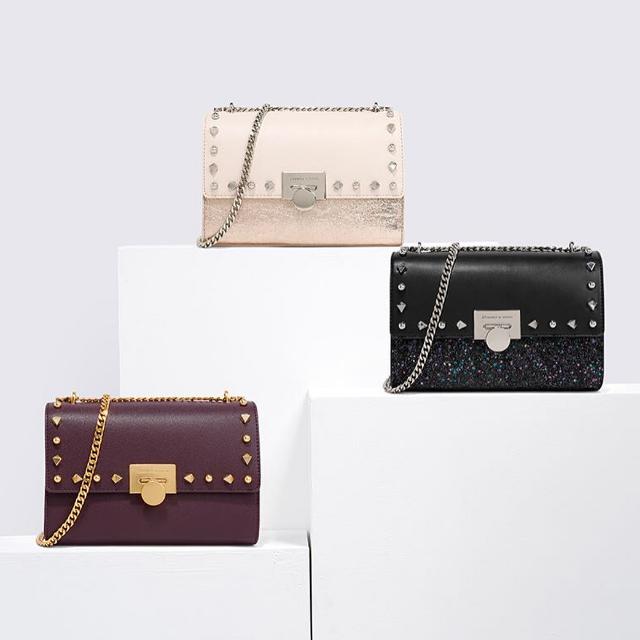 charles and keith studded bag