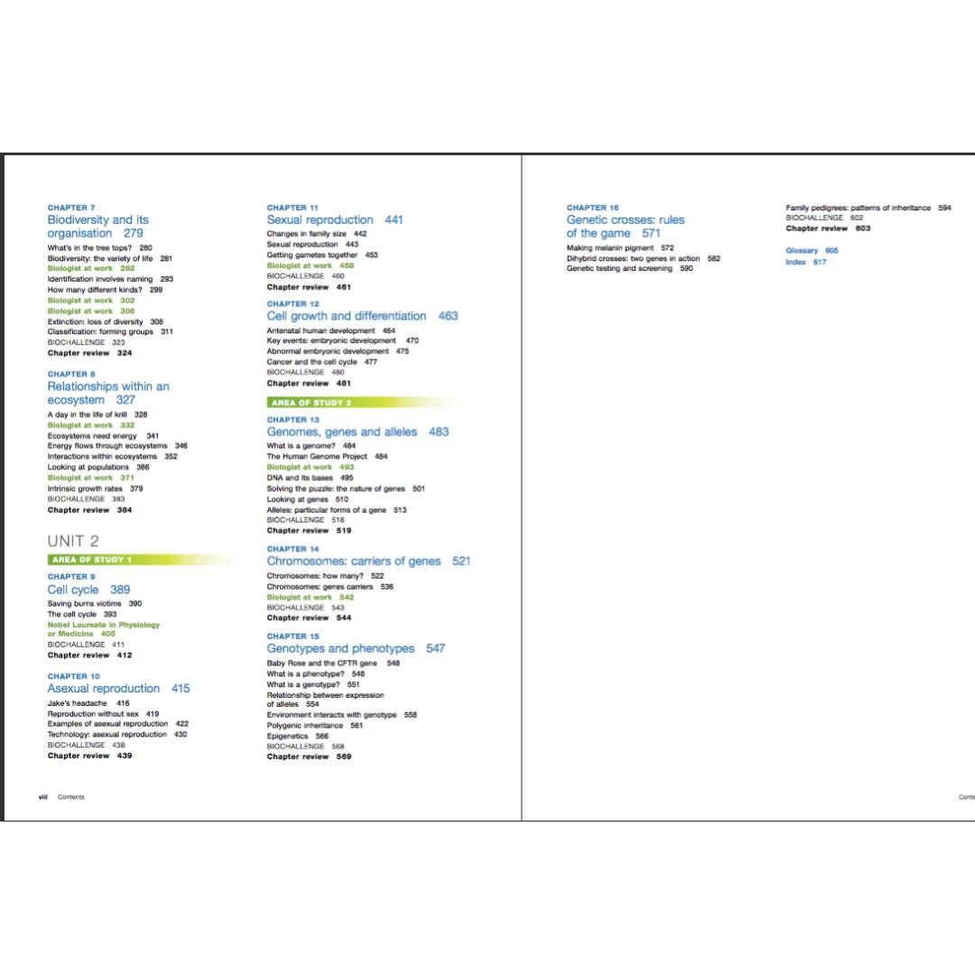 PDF Nature of Biology 1 VCE Units 1&2 5th Edition, Textbooks on Carousell