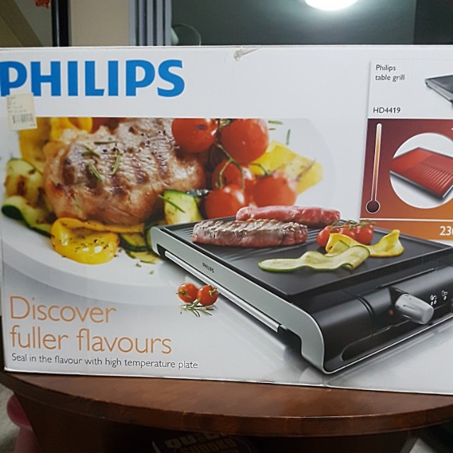Philips Table Grill, TV & Home Appliances, Kitchen Appliances, BBQ