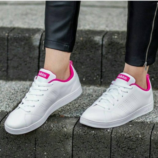 adidas advantage clean womens casual shoe