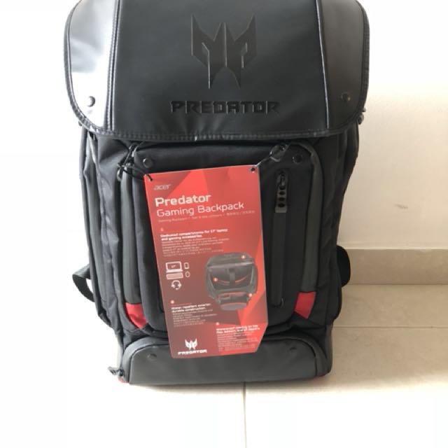predator notebook gaming utility backpack