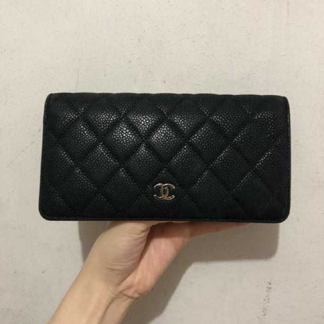 Chanel Black Caviar Leather Wallet On Chain Chanel  TLC