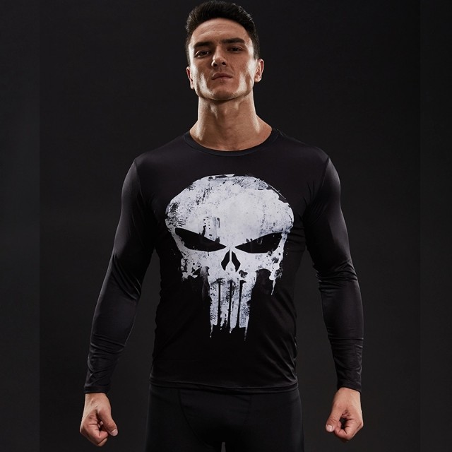 the punisher compression shirt
