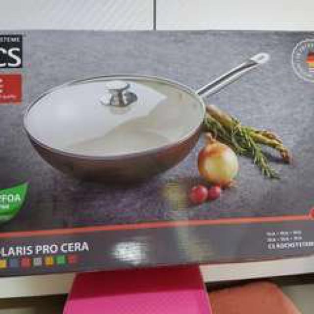Solaris Pro Cera Germany Wok 32cm With Lid Home Appliances On Carousell