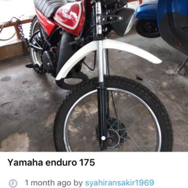 Yamaha enduro 175 for sale best sale