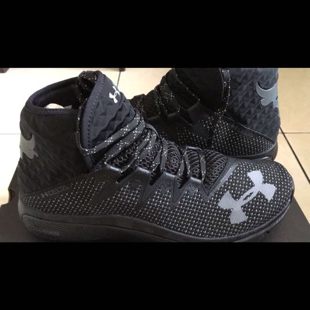 Under Armour Shoes Project Rock Delta Dna Olah Raga Baju Olahraga Di Carousell