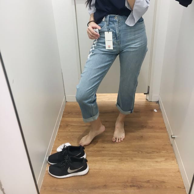 uniqlo high waist jeans
