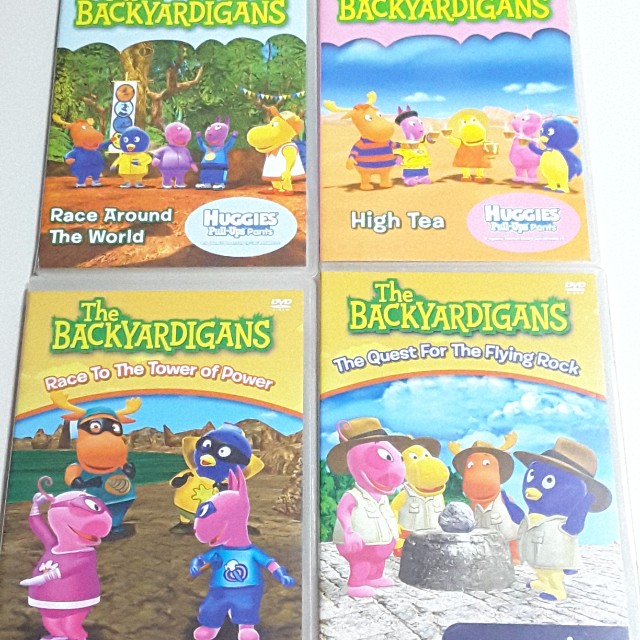 Pre-Loved The Backyardigans DVDs x4, Babies & Kids on Carousell