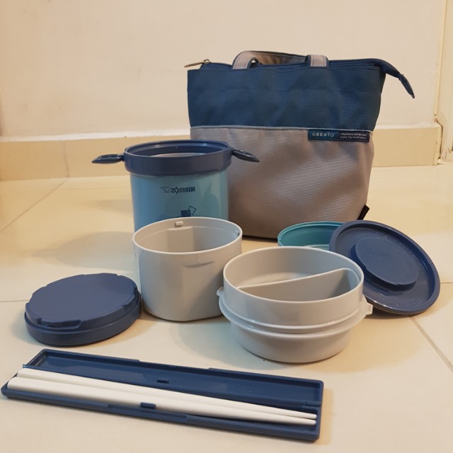 Zojirushi SL-MEE07AB Ms.Bento Stainless Lunch Jar, Aqua Blue