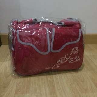 Baby bag, tas bayi merah