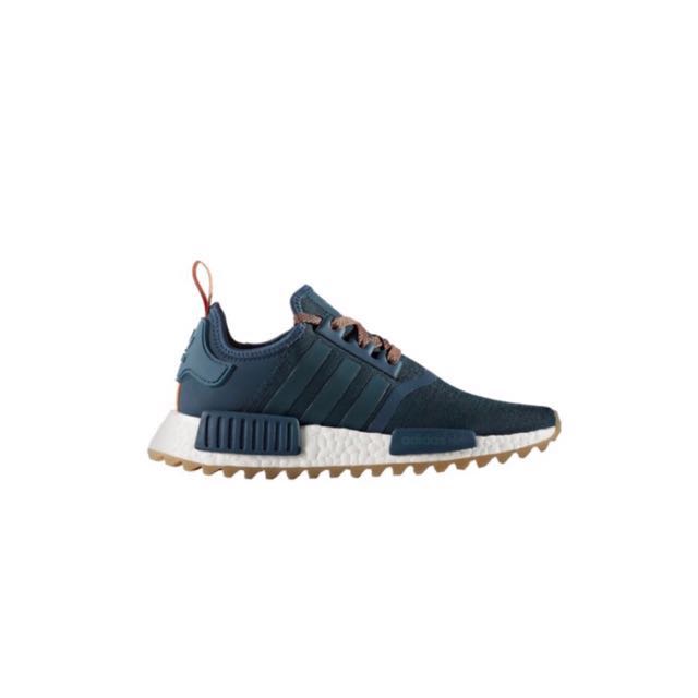 Adidas NMD R1 Trail In Utility Green Orange Women s Fashion Footwear Sneakers on Carousell