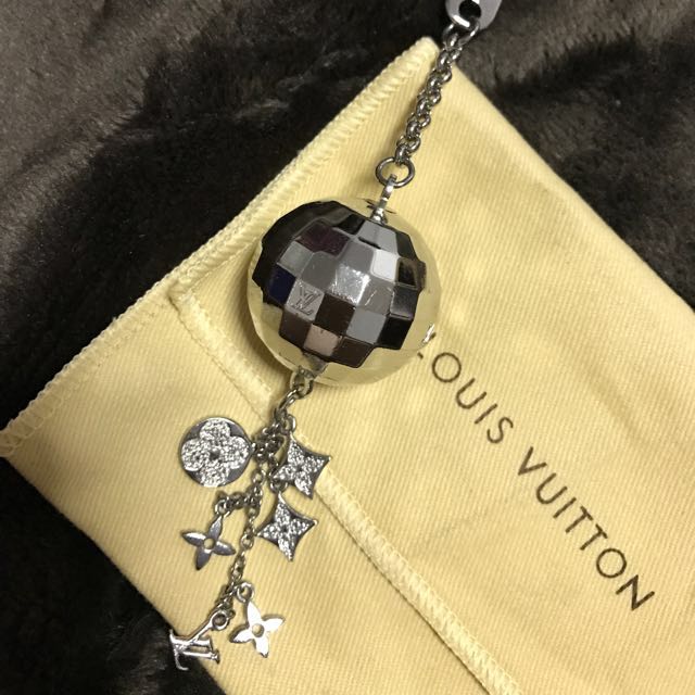 NTWRK - Preloved Louis Vuitton Discoball Tassel Bag Charm 210 082323