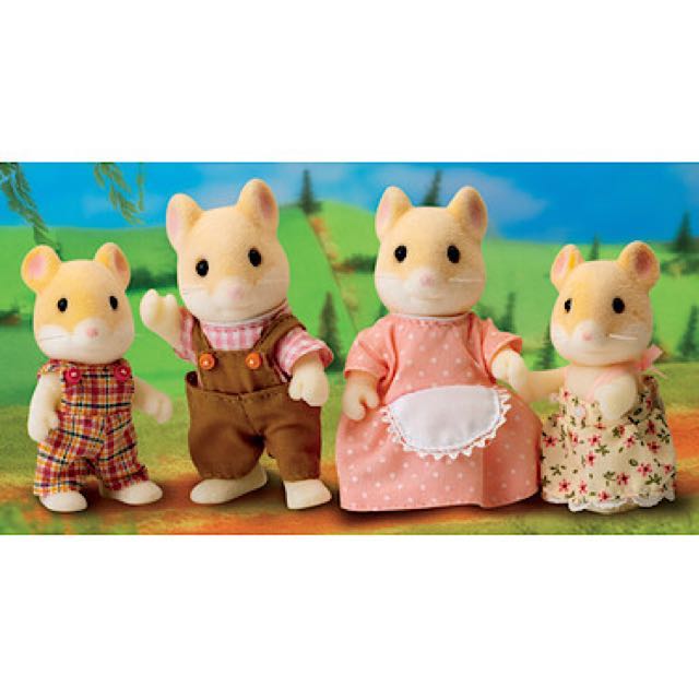 sylvanian families hamster family