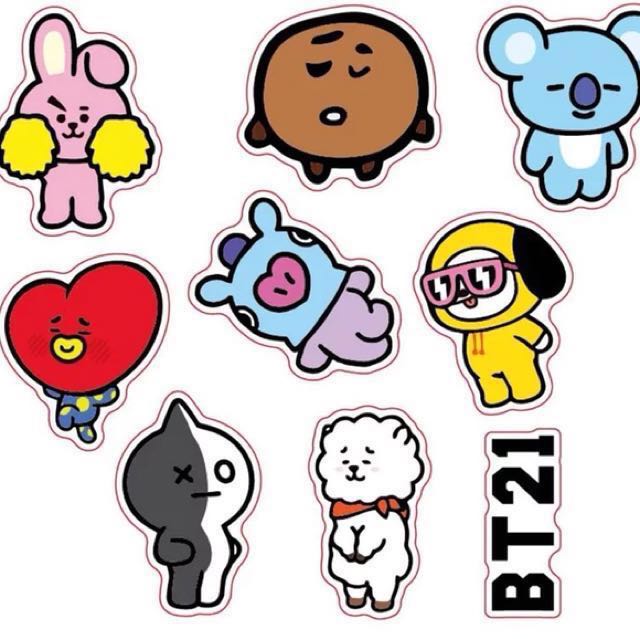 BTS BT21  stickers  Entertainment K Wave on Carousell
