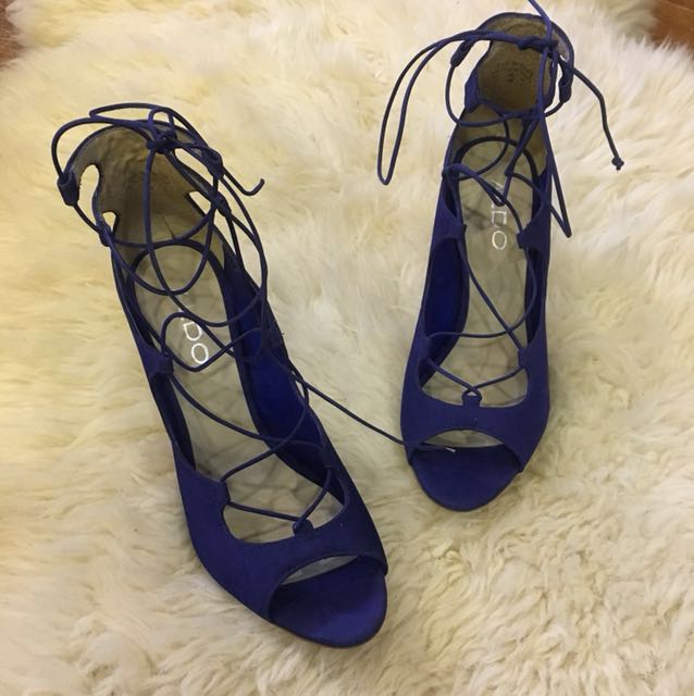 aldo lace heels