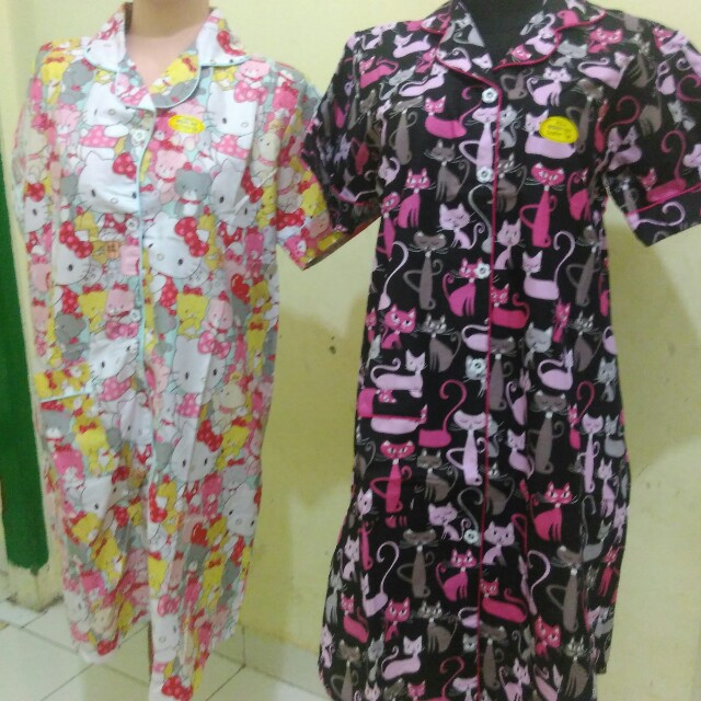 Daster Piyama Merk Sibulat Bahan Katun Jepang Olshop Fashion Olshop Wanita Di Carousell