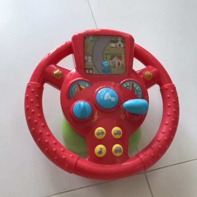 steering wheel driving toy